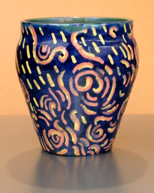 [Iridescent Pottery by Paul J. Katrich (0748)]